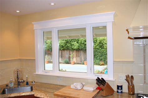 modern style window trim